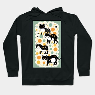 Polka Purrfection: A Dot's Tale Hoodie